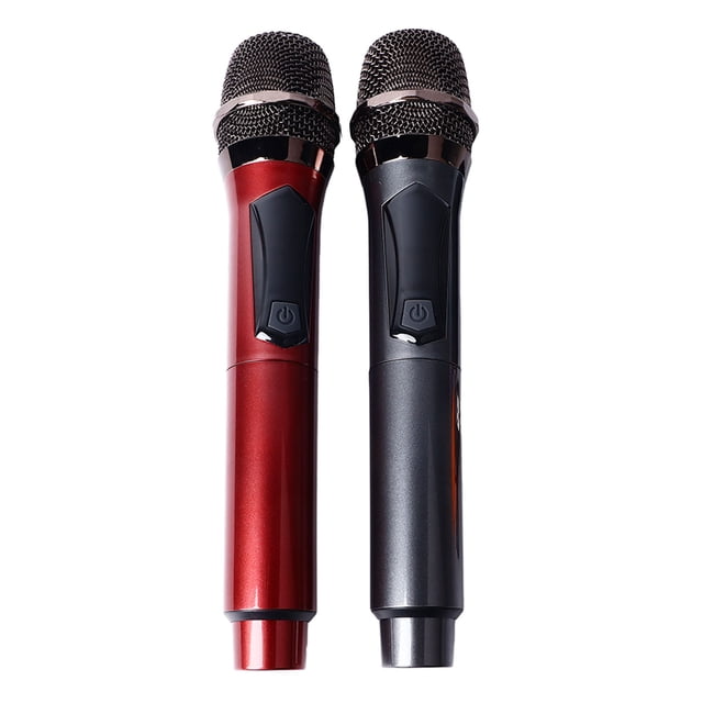 Wireless Mic System, Dual Wireless Microphone Portable for Home