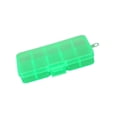 thumbnail image 1 of Thinsony 10 Grid Plastic Jewelry Removable Storage Box Beads Container Earring Green 12.8x6.5x2.2cm 1Set, 1 of 5
