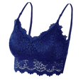 thumbnail image 1 of B91xZ Soutien-Gorge pour Femmes Bretelles Réglables Doux Lissant Sans Fil, Bleu TTG, 1 of 5
