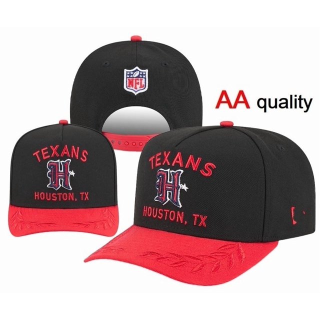 Houston Texans Unisex Adjustable Baseball Cap, Football Team Cotton Curved Cap, Trendy Hip Hop Cap, Sports Cap
