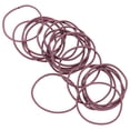 thumbnail image 4 of 100PCS Hair Band Bulk Solid Color Hair Rubber Band Ponytail Holder for Fine Hair, 4 of 10