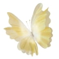 thumbnail image 2 of KLKCMS Artificial Gauze Butterfly with Standing Base Crafts Fake Wedding Decoration Yellow, 2 of 9