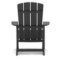 thumbnail image 2 of Tanfly Polycarbonate Adirondack Chair for Indoor/Outdoor Use – Black, 2 of 4