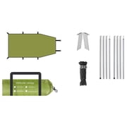 ZheElen Car Roof Tent Spacious Roof Top Tent Inside Windproof Camping Shelter Roof Top Tent For Car Auto green