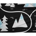 thumbnail image 5 of oneOone Polyester Lycra Black Fabric Mountain Pattern Fabric For Sewing Printed Craft Fabric By The Yard 56 Inch Wide, 5 of 5