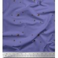 thumbnail image 1 of Soimoi Purple Rayon Fabric Brush Stroke & Dots Abstract Decor Fabric Printed Yard 56 Inch Wide, 1 of 3