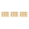 thumbnail image 2 of Thinsony Jewelry Display Tray Case Beads Holder Ladies Bangles Gemstone Stackable 6 grids 7.87x5.91x1.38 Inch 3Set, 2 of 6