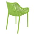 thumbnail image 2 of Compamia Air TG Chaise de Salle à Manger d'Extérieur pour Patio avec Accoudoirs, Vert Tropical, 2 of 7