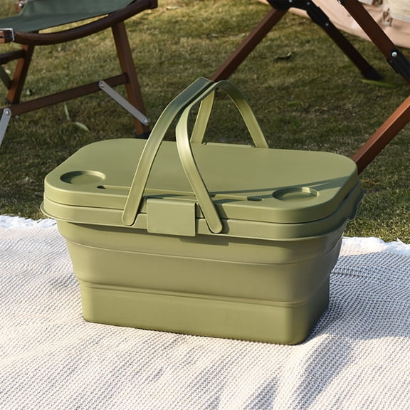 Boîte de Rangement Multifonctionnelle Pliable en Matériau Hydrofuge à Grande Capacité Pouvant Se Transformer en Poignée Dissimulée Portable pour Table en Quelques Secondes
