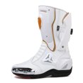 thumbnail image 1 of JG WOLVES - Motorcycle Boots - All-Season Comfort & Adventure - Waterproof Touring & Off-Road Riding Shoes - For Men & Women,White,47, 1 of 26