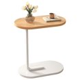 thumbnail image 1 of Table Basse pour Petit Espace Plateau en MDF avec Support en Métal Table Basse Ovale, 1 of 5
