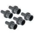 thumbnail image 1 of Unique Bargains UPVC Reducer Pipe Fitting 20mm OD 11mm Barbed, 5 Pack Straight Coupling Adapter Connector, Grey, 1 of 5