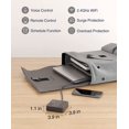thumbnail image 2 of Barre d'Alimentation Intelligente, Parasurtenseur Wi-Fi Compatible avec Alexa Google Home, Prises de Courant Intelligentes avec 3 Ports de Charge Usb 3, Rallonge Multiprise pour Maison Bureau Croisière Bateau Voyage, 10 A, 2 of 6