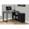 thumbnail image 3 of Monarch Specialties Computer Desk, Home Office, Corner, Left, Right Set-up, Storage Drawers, L Shape, Work, Laptop, Metal, Laminate, Black, Grey, Contemporary, Modern, 3 of 4