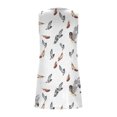 thumbnail image 4 of Birdeem T-Shirt Mode Femme Imprimé Col Carré Confortable Ample Sans Manches Blouse Décontractée, 4 of 6