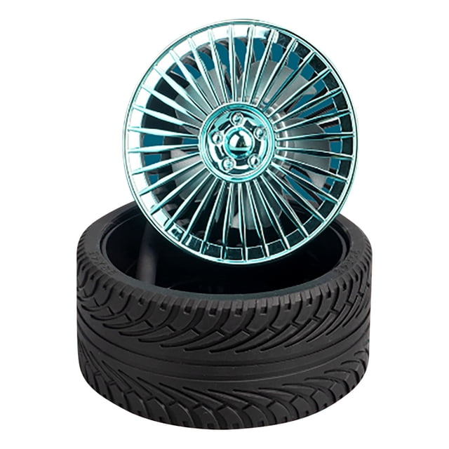 JMYHOAM Desk Fan Usb Electroplating Small Fan Pull Wind Retro Wheel Shape Fan Wheel Ornaments Fans on Clearance