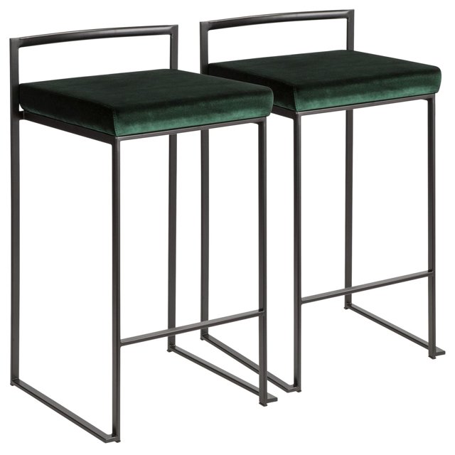 Tabouret de comptoir contemporain Fuji, de LumiSource
