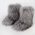 thumbnail image 1 of LSLJS Bottes d'Hiver pour Femmes en Fausse Fourrure Bout Rond Chaudes Duveteuses Peluche Bottes de Neige Imitation Plus Cachemire Chaussures de Neige, 1 of 7