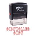 thumbnail image 2 of Printtoo Timbre de Bureau sur Mesure Contrôlé par Encrage Automatique en Caoutchouc-Rouge, 2 of 2