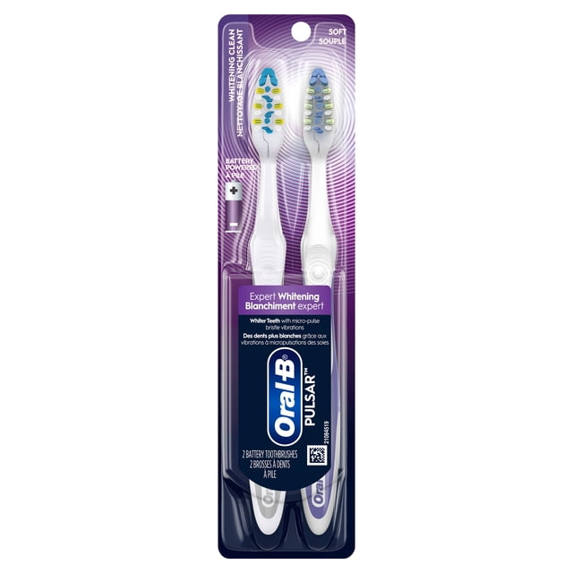 Oral-B Pulsar Whitening Battery Powered Toothbrush, Soft