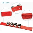 thumbnail image 2 of Jingle Bells Wrist & Ankle Bells Set 2-Pack 8.7cm Length Metal Percussion Instruments for Party Music Events & Christmas Celebrations Hzhnb | Metal, Red, 2 of 9