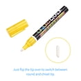 thumbnail image 2 of BIGTHUMB Liquid Chalk Markers 12 Vibrant Colors with 3mm Reversible Tip Erasable Water-based Chalkboards Marker Pens Non Toxic Quick Drying for Blackboard Glass Mirrors Office Home Restaurants, 2 of 8