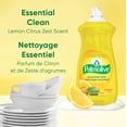 thumbnail image 2 of Palmolive Essential Clean Liquid Dish Soap, 4X Grease & Stain Fighting, Lemon Citrus Scent, 828 mL, 2 of 8