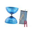 thumbnail image 4 of Lipstore Ensemble de Diabolo Chinois Amusant Portable Robuste 3 Roulements pour Enfants Débutants Extérieur Bleu, 4 of 8