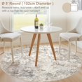 thumbnail image 2 of x Area Rug Living Room Rugs Washable Neutral Modern Abstract Soft Thin Large Rug Indoor Floor No Slip Rug Carpet for Bedroom Under Dining Table Home Office Decor Grey, 2 of 8
