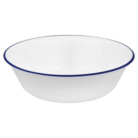 Corelle Ocean Blues 18 oz Glass Cereal/Soup Bowl