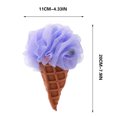 thumbnail image 3 of TopLLC Bath Loofah Sponge, Cute Ice Cream Design Body Scrubber with Hanging Rope, Flexible Fine Mesh Exfoliating Shower Pouf Deep Cleaning Body Wash Puff Bathing Accessories for Kid Men and Women, 3 of 9