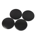 thumbnail image 1 of Unique Bargains 4Pcs Black Aluminium Alloy 56mm Dia Car Wheel Center Hub Cap Emblem Sticker, 1 of 2