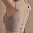 thumbnail image 4 of FAVIPT Soft Bras for Women 3 PCS Seamless Wireless Supportive Bra Push Up Comfort Soft No Underwire Full Coverage Bra Coffee,L, 4 of 7