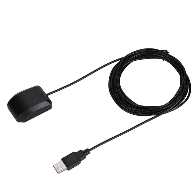 2 IN 1, Aerial Adapter Usb Port With Usb GPS Car GPS GLONASS Antenna 3 Meters Cable