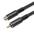 thumbnail image 3 of MesaSe Câble d'Extension Audio Vidéo RCA Mâle vers Femelle 1,8/3/6m Adaptateur de Cordon d'Extension, 3 of 9