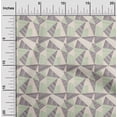 thumbnail image 2 of oneOone Velvet Light Green Fabric Tribal Fabric For Sewing Printed Craft Fabric By The Yard 58 Inch Wide, 2 of 4