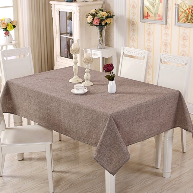 TopOne Nappe Anti-Huile Anti-Déversement Nappe Housse de Table pour Table à Manger Buffet Fêtes Camping