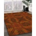 thumbnail image 3 of Ahgly Tapis Rectangulaire Lavable en Machine Intérieur Transitionnel Acajou Brun, 7 Pieds x 9 Pieds, 3 of 7