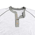 thumbnail image 4 of asjyhkr Chandails de Dessous pour Hommes à Boutons Col Ras du Cou Manches Longues Chandail Décontracté Léger Randonnée Camping Plein Air Hauts, 4 of 7