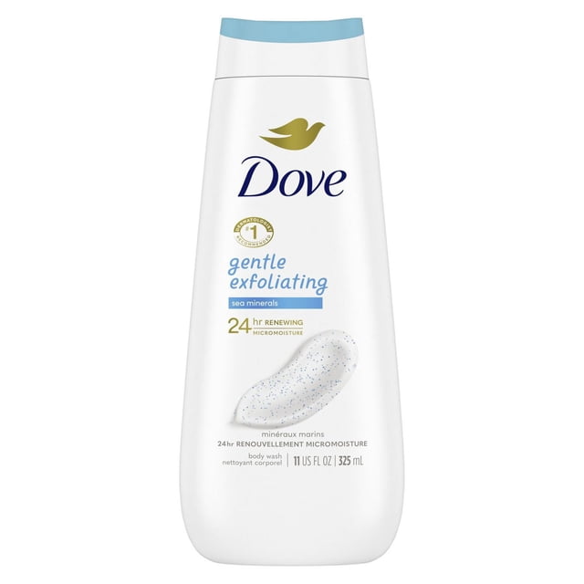 Dove Gentle Exfoliating Body Wash Sea Minerals , 325 ml