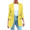 thumbnail image 1 of Timegard Womens Jackets Plus Size Button Work Jackets Business Casual Fitting Slim Comfy Suit Jacket, 1 of 6