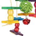 thumbnail image 4 of Fdit Bird Chewing Toys,3pcs Rattan Paper Bird Hanging Cage Toys with Hook Parrots Biting Chewing Toy Accessory,Parrots Playing Toy, 4 of 8