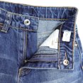 thumbnail image 2 of KIDSCOOL SPACE Girl Jeans,Kid Ripped Wide Leg Slim Fit Fashion Denim Jeans Pants,Deep Blue,6-7 Years, 2 of 6