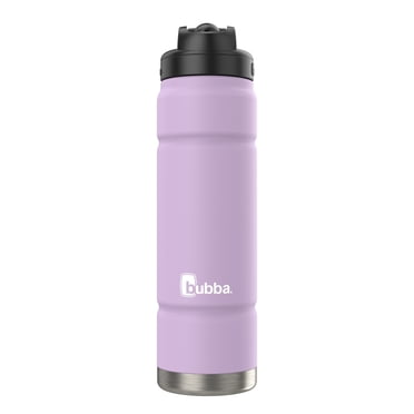 Bouteille d'eau bubba Trailblazer, acier inoxydable, isolation sous vide, 709 mL (40 oz), couvercle avec paille, lavande