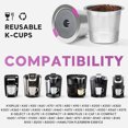 thumbnail image 4 of Filtres à Café Réutilisables pour Dosettes K, Capsules de Dosettes de Café Rechargeables en Acier Inoxydable, Filtre de Dosettes K pour Cafetière, Tasse Simple, 4 of 9