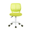 thumbnail image 3 of FurnitureR Carnation Swivel Teen Plastic and Mesh Task Chair in Green, 3 of 7