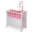 thumbnail image 2 of Doll Crib w/Cabinet/Bedding/Mobile-Chevron, 2 of 4