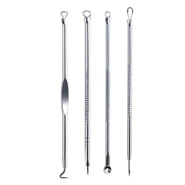 Trousse d'Outils pour Popper de Boutons, Outil Extracteur de Points Noirs pour le Visage, Outil Extracteur