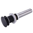 thumbnail image 3 of Pop-Up Bathroom Sink Drain with Overflow Matte Black, 3 of 8
