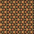 thumbnail image 1 of Ahgly Company Machine Washable Indoor Square Transitional Orange Area Rugs, 4' Square, 1 of 7